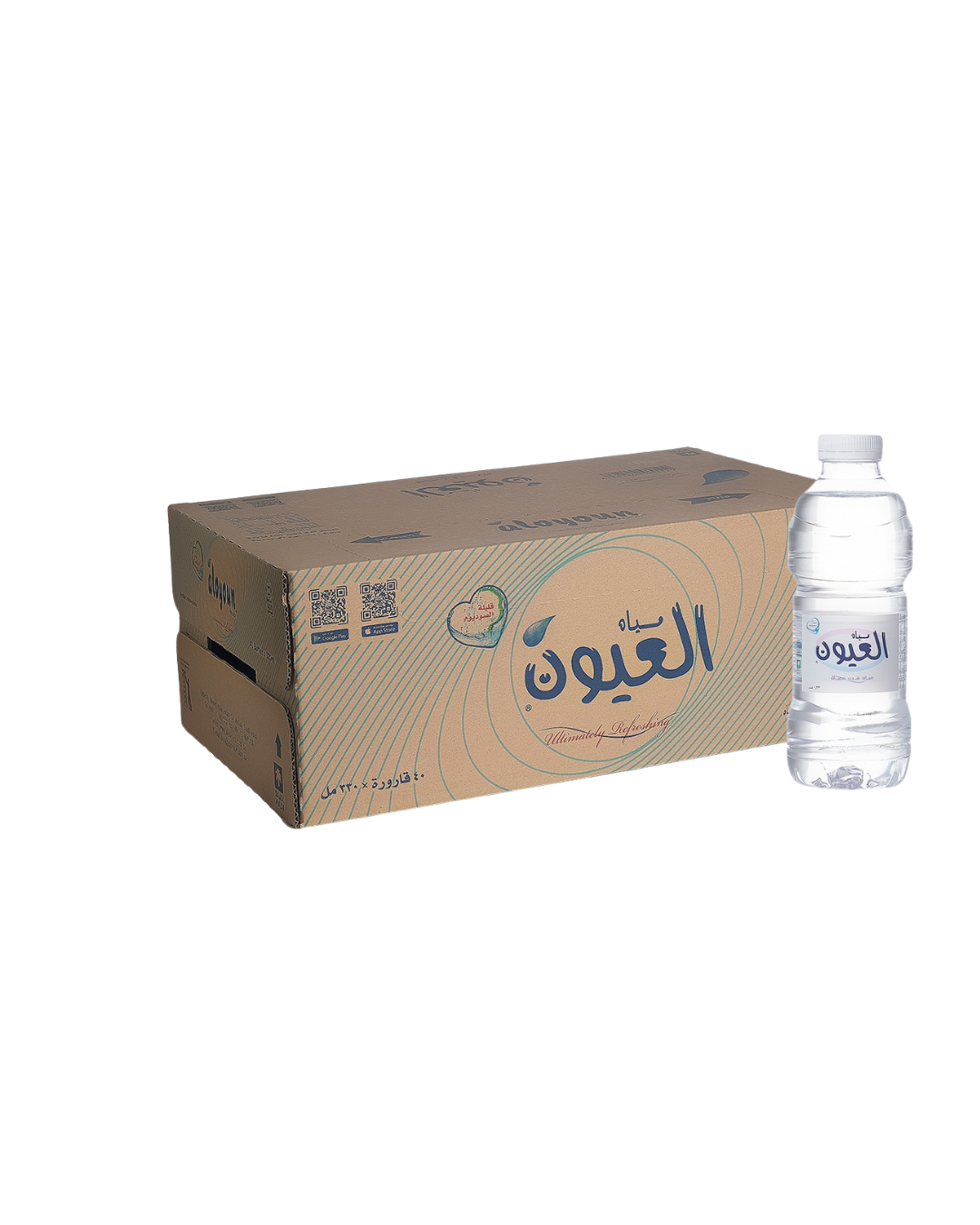 مياه العيون 330 مل - كرتون 40 حبة